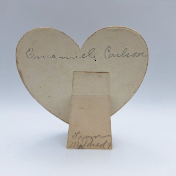 Vintage Valentine Card Stand Up Cute Kids Retro Art Collectible Paper Ephemera - Picture 2 of 4